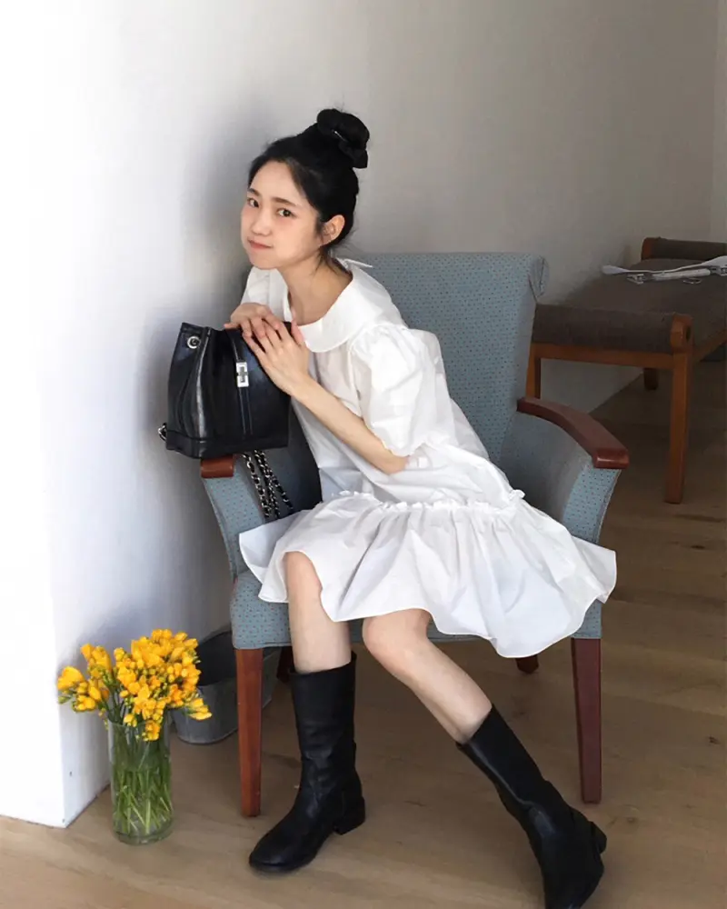 한국식 시크한 감성 데일리 원피스 상세 이미지 1