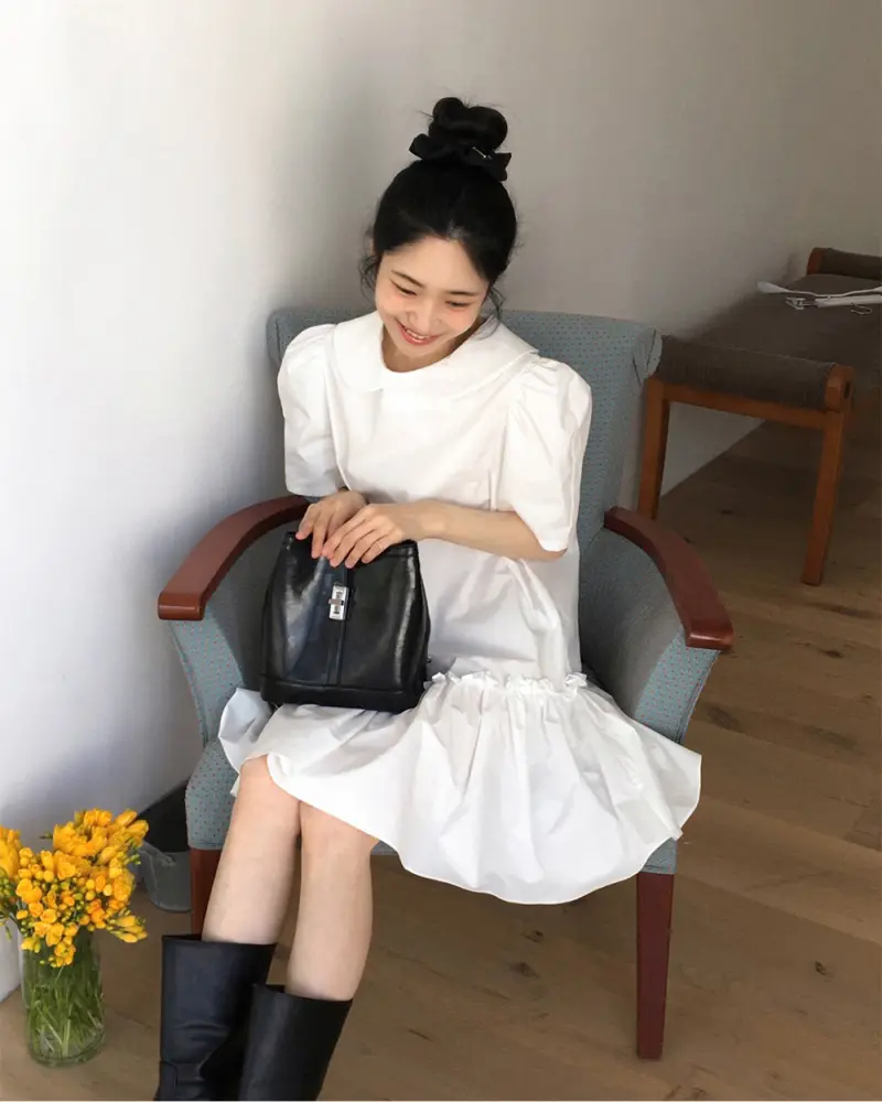 한국식 시크한 감성 데일리 원피스 상세 이미지 2