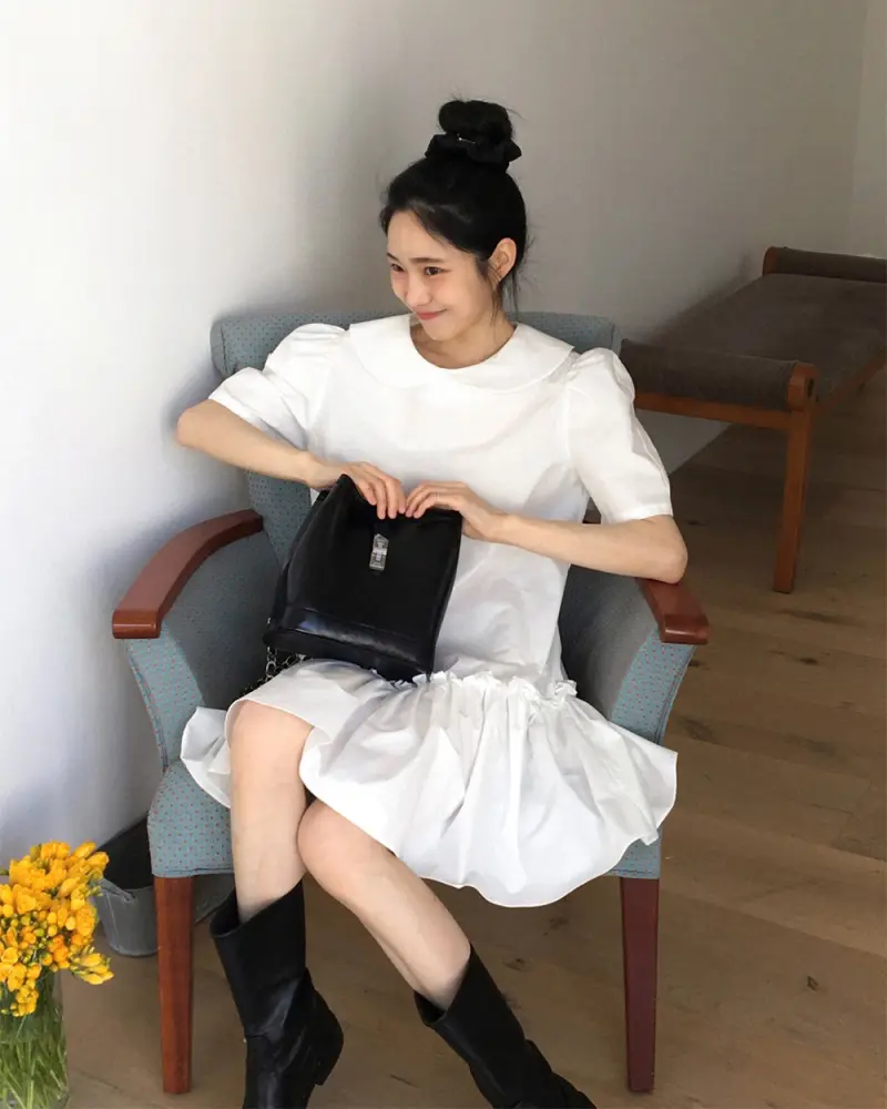 한국식 시크한 감성 데일리 원피스 상세 이미지 3