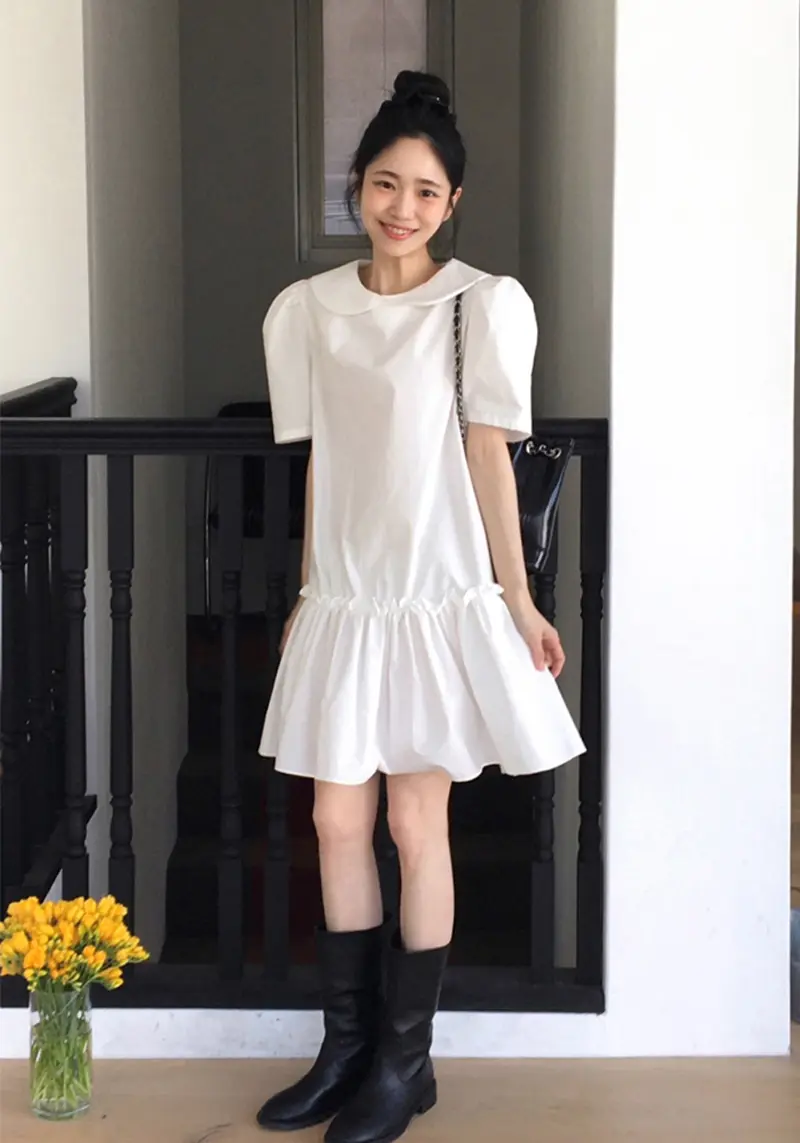 한국식 시크한 감성 데일리 원피스 상세 이미지 4