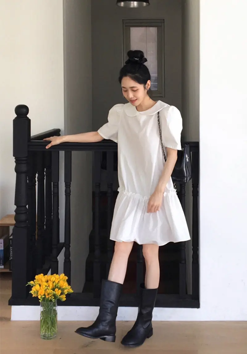 한국식 시크한 감성 데일리 원피스 상세 이미지 6