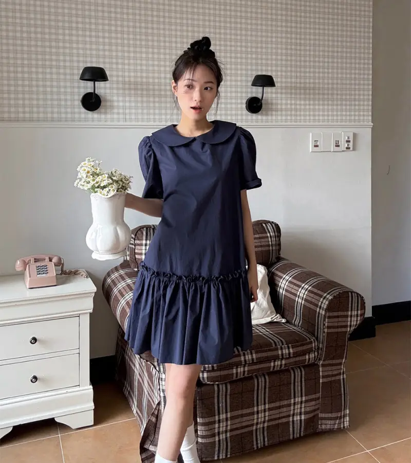 한국식 시크한 감성 데일리 원피스 상세 이미지 18