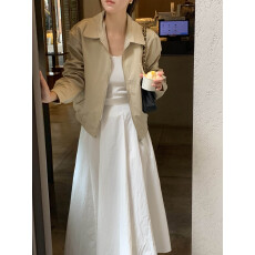 批发韩国chic 秋<b class='q'>冬</b>时尚双向拉链夹克外套