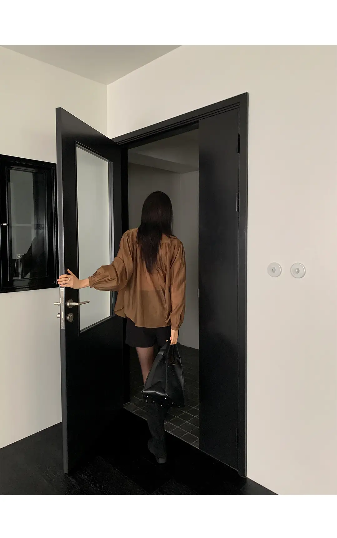 한국식 스타일 루즈핏 셔츠 상세 이미지 3