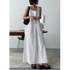 尺寸已更新 韩国chic  法式个性设计感背心连衣裙