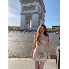 批发11/10 20:00 你的懒懒llan香榭大道高定浮雕重工刺绣连衣裙