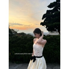批发Lattitude/杨小鹭 ROSÉ同款晚宴礼服 超柔兰精天丝大摆连衣<b class='q'>裙</b>