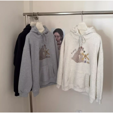 批发韩国东大门休闲百搭字母印花圆领宽松<b class='q'>套头卫衣</b>