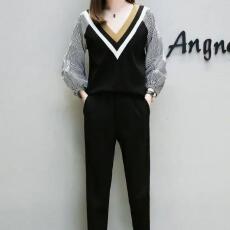 批发2026春秋新款大码女装<b class='q'>胖</b><b class='q'>mm</b>遮肚套装<b class='q'>胖妹妹</b>网红200斤宽松