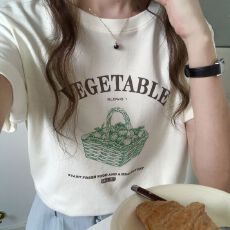 批发<b class='q'>韩国</b>短袖显瘦T恤女装夏季韩版潮学生百搭半袖上衣服