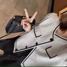 批发官图 2026春夏新款轻奢圆领小香风短袖外套女小个子薄款西装上衣