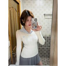 原版质量 针织毛衣毛衣女秋冬修身长袖打底衫上衣，假两件