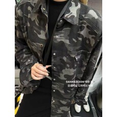 批发美式辣妹<b class='q'>迷彩</b>翻领单排扣<b class='q'>衬衫</b>外套早春2025新款设计感百搭长袖上衣