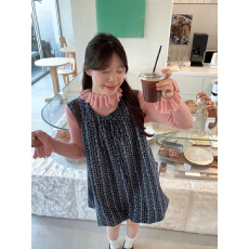 批发实拍实价 爆款设计感减龄碎花夹棉娃娃裙