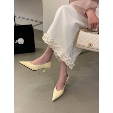 批发2026新款单鞋高跟细跟气质高级高尖头浅口简约<b class='q'>性感</b>时尚单鞋女