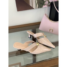 批发2026新款夏季包头半拖低跟时尚通勤百搭小金扣气质<b class='q'>简约</b>鞋女