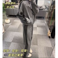 批发新款<b class='q'>韩版</b>宽松开衫上衣显瘦秋冬休闲<b class='q'>裤</b>阔腿<b class='q'>裤</b><b class='q'>套装</b>