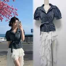 批发独白显瘦<b class='q'>衬衣</b><b class='q'>衬衣</b><b class='q'>百搭</b>时尚宽松<b class='q'>衬衫</b> 短裙，