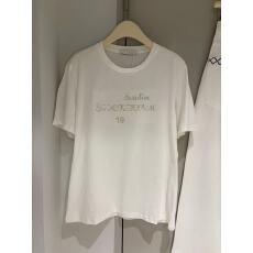 批发26年新款美式字母刺绣宽松上衣设计感小众减龄百搭短袖<b class='q'>T</b><b class='q'>恤</b>女