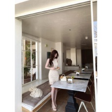 批发SYA奚小西 法式温柔连衣<b class='q'>裙</b>女春季礼服镂空蕾丝无袖内搭短款<b class='q'>裙</b>子