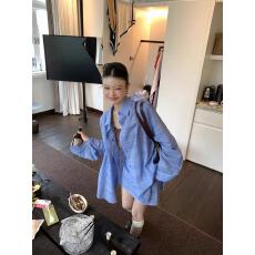 批发一整套减龄<b class='q'>春</b>夏穿搭衬衫外套轻熟风吊带背心上衣包臀半身裙三件套