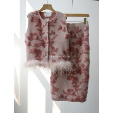 批发Ayan Wang“鸵鸟毛国风”南美羊驼+进口金银丝+鸵鸟毛套装