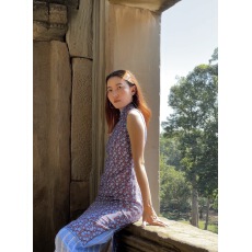 批发珞珞如石｜<b class='q'>真丝</b>棉麻＜荃＞港工<b class='q'>旗袍</b>立体裁剪 中式无袖港工