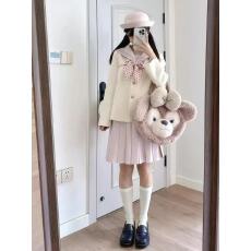 批发｜桃里｜jk<b class='q'>制服</b>秋季新款奶油色三本水手西套装日系学院