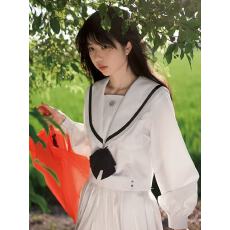 批发樱花家族jk制服颂鸢女<b class='q'>子</b>粗一本三色水手服中间服长袖学院套装