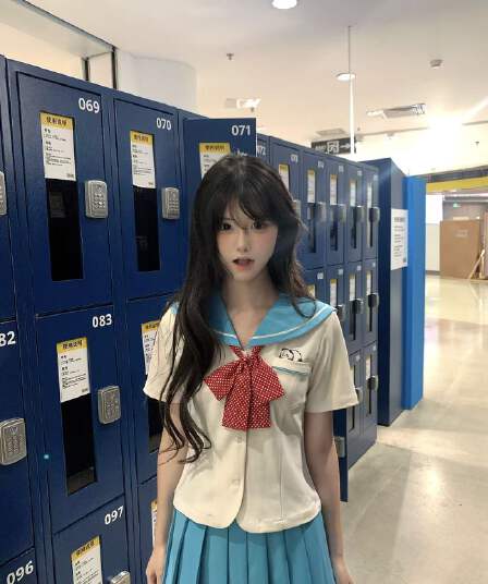 자동차 PCT 어린이 jk 봄날 사역 작은 해바라기 오리지널 일본식 학원 스타일 세일러복 허리 수축 맨위 플리츠 치마 세트