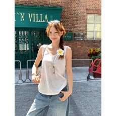 批发龙妹家白色棉麻吊带背心女内搭外穿2026春夏新款<b class='q'>大码</b>宽松无袖上衣