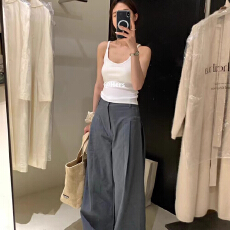 批发美背带胸垫小吊带背心女春季遮副乳内搭外穿<b class='q'>文胸</b>一体纯色百搭上衣