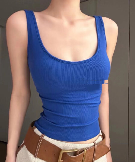 핫걸 u 칼라 대 백리스 몸매 가꾸기 캐미솔 여름 인사이드 가져 가라. 아름다움 뒤로 브래지어 하나 벨트 가슴 패드 외출용 맨위