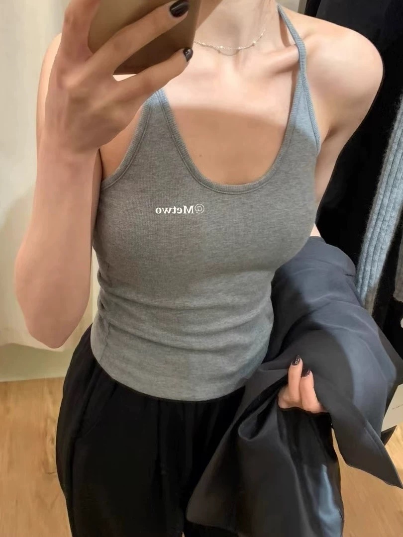 한 부서 높음 폭탄 u 칼라 행침 목 캐미솔 여름 나만의 것을 가져와 라. 가슴 패드 표지 대리인 우유 몸매 가꾸기 백리스 인사이드 잡아라. 의류