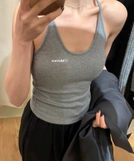 한 부서 높음 폭탄 u 칼라 행침 목 캐미솔 여름 나만의 것을 가져와 라. 가슴 패드 표지 대리인 우유 몸매 가꾸기 백리스 인사이드 잡아라. 의류