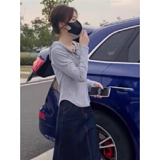 批发连帽长袖t恤<b class='q'>女</b>卫衣春秋<b class='q'>新款</b>宽松显瘦全纯棉打底帽衫洋气短款上衣