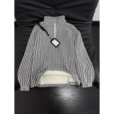 批发鱼骨纹复长毛<b class='q'>北极</b><b class='q'>绒</b>半拉链卫衣男女加<b class='q'>绒</b>羊羔毛长袖加厚打底衫