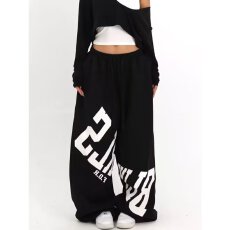 批发潮童街舞爵士阔腿卫裤洋气春秋新款女大童百搭炸街时髦网红长<b class='q'>裤子</b>