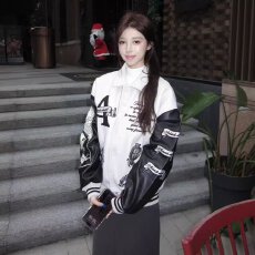 批发新款<b class='q'>棒球</b>服男女<b class='q'>外套</b>春秋2026潮牌美式高街痞帅情侣款宽松休闲夹克