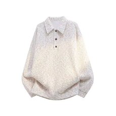 批发2026美式重磅polo衫翻领<b class='q'>毛衣</b><b class='q'>男</b>女秋冬潮宽松松弛加厚大码针织衫