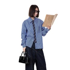 批发2026美式复古慵懒蓝衬衫男女春季潮牌宽松休闲<b class='q'>长袖</b><b class='q'>情侣</b><b class='q'>衬衣</b>外套