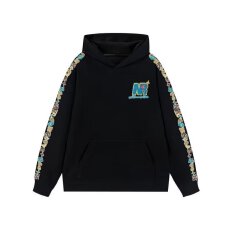 批发美式潮流趣味重磅字母刺绣连帽卫衣男女秋冬新款<b class='q'>情侣</b><b class='q'>长袖</b>宽松外套