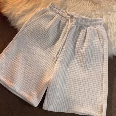 批发华夫格裤子宽松大码灰色直筒裤2026新款美式<b class='q'>运动</b>裤重磅<b class='q'>休闲</b>卫裤