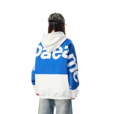 批发美式街头重磅贴布刺绣连帽卫衣男<b class='q'>女</b>宽松休闲加绒帽衫外套潮