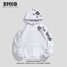 批发美式高街刺绣字母连帽<b class='q'>卫衣</b>男女情侣宽松<b class='q'>潮牌</b>运动时尚气质帽衫