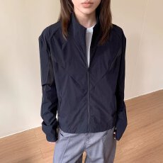 批发美式复古正肩防晒服男女立领透气速干户外<b class='q'>外套</b>2026年夏季新款潮流