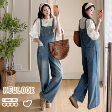 批发现现实拍2026春季新款刺绣牛仔背带裤+纯棉泡泡袖上衣