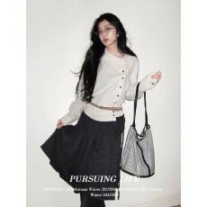 批发法式复古条纹<b class='q'>衬衫</b>女早春翻领不规则收腰<b class='q'>衬衣</b>vintage修身显瘦上衣