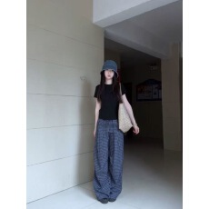 批发新款韩系休闲风连帽修身开衫上衣高腰显瘦微喇<b class='q'>裤</b>运动套装