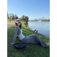 批发MLYD/定制 <b class='q'>大码</b>韩系温柔气质针织开衫吊带上衣修身半身裙三件套装